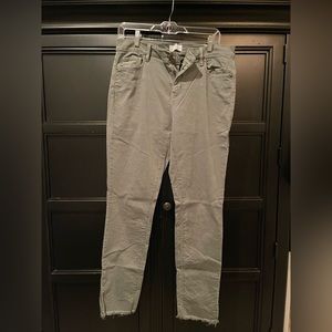 Sage Green Colored Jeans LOFT Size 10/30